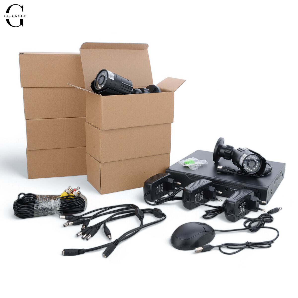Система видеонаблюдения AHD Security Recording System 8CH IP66
